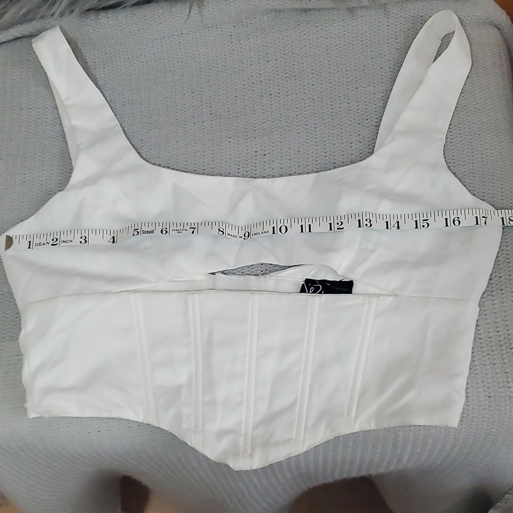 Windsor white corset top